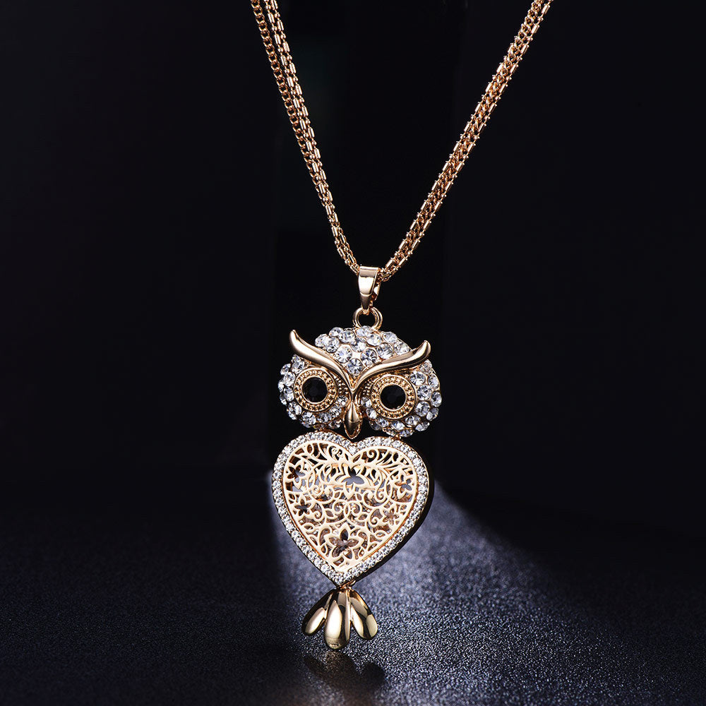 Golden Owl Necklace