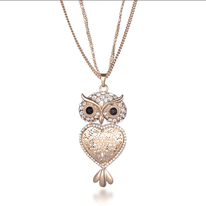 Golden Owl Necklace