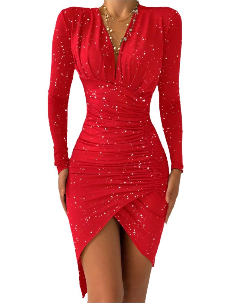 New Printed Slim Dresses