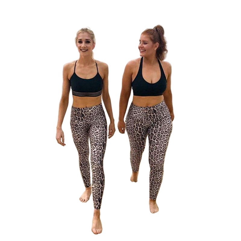 Leopard Print Push Up Leggings