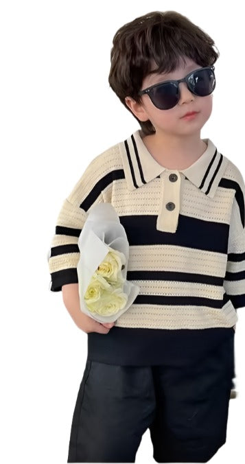 Boys Short-Sleeved Polo T-shirt