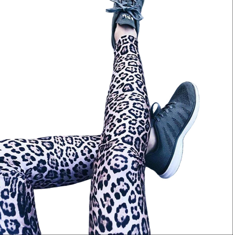 Leopard Print Push Up Leggings
