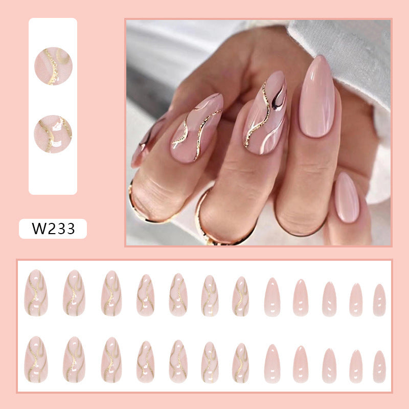 Black Rhinestone Love Wearing Nails