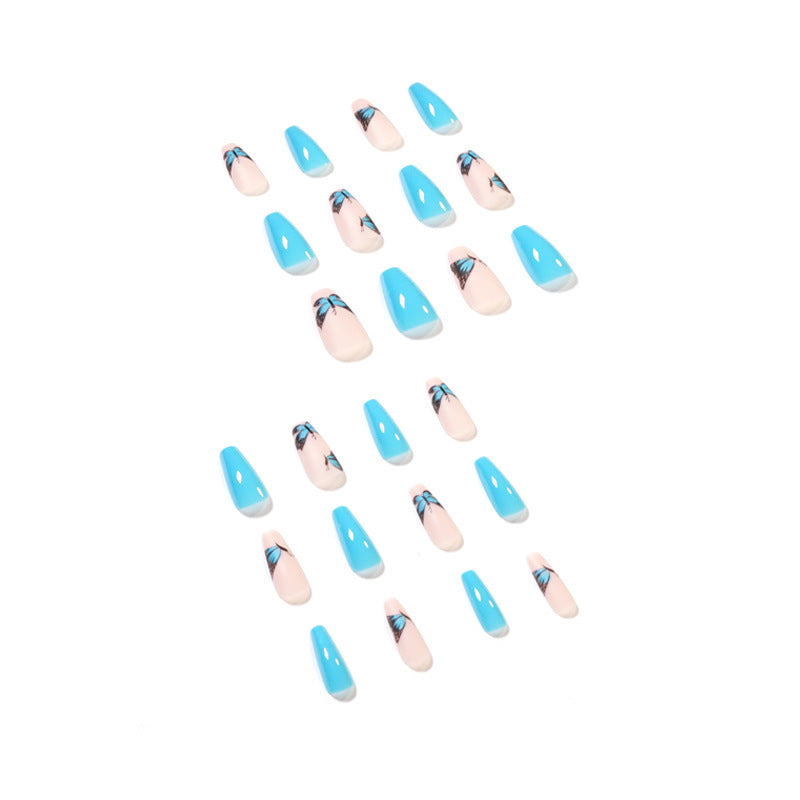 Blue Wearing Armor Nails