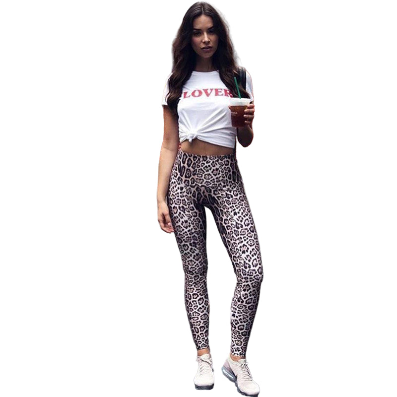 Leopard Print Push Up Leggings