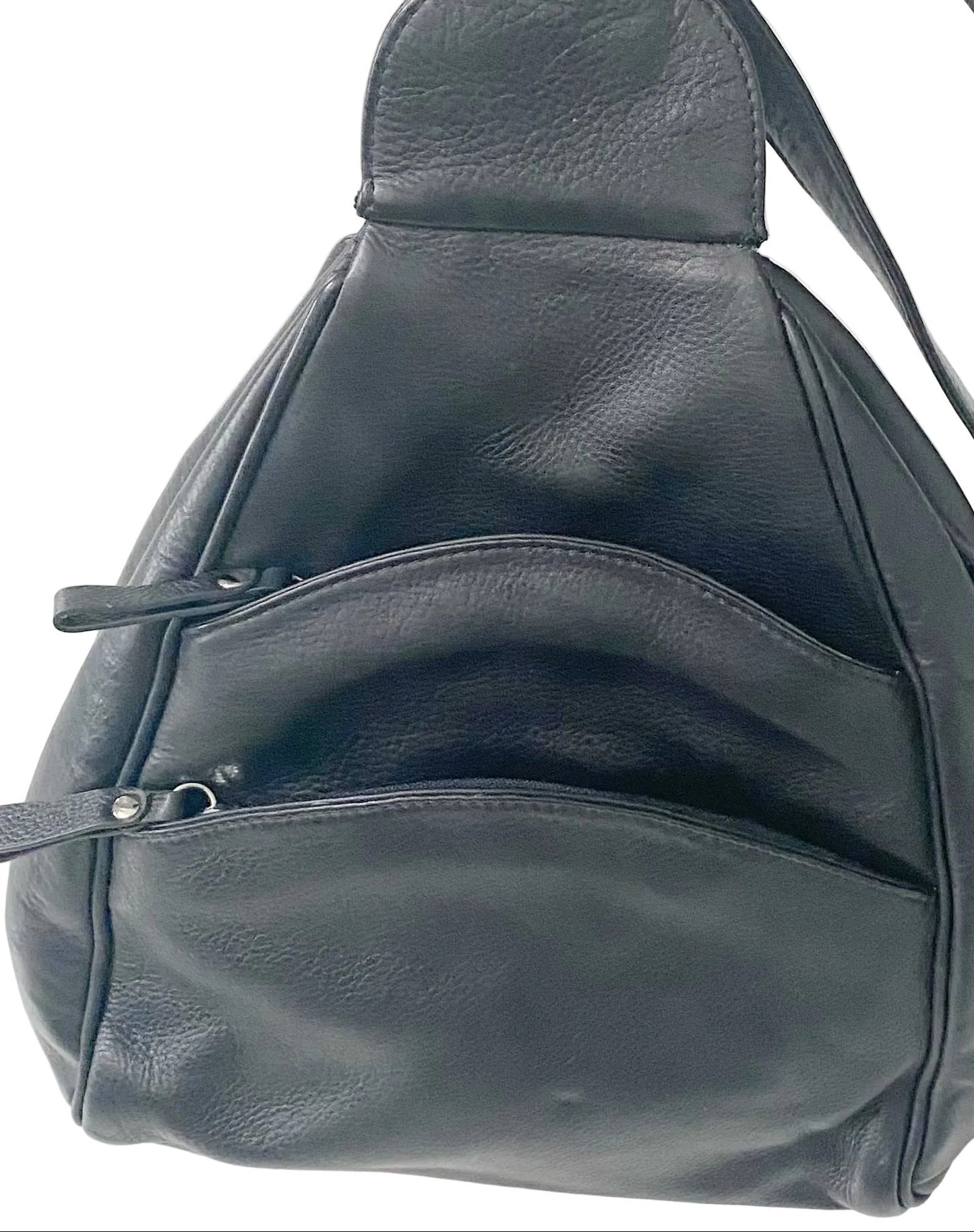 Black Leather Backpack - TTP