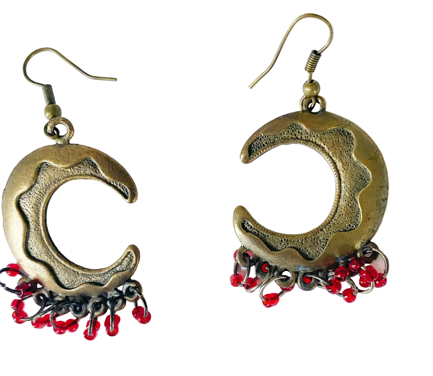 Copper Crescent Earrings - TTP
