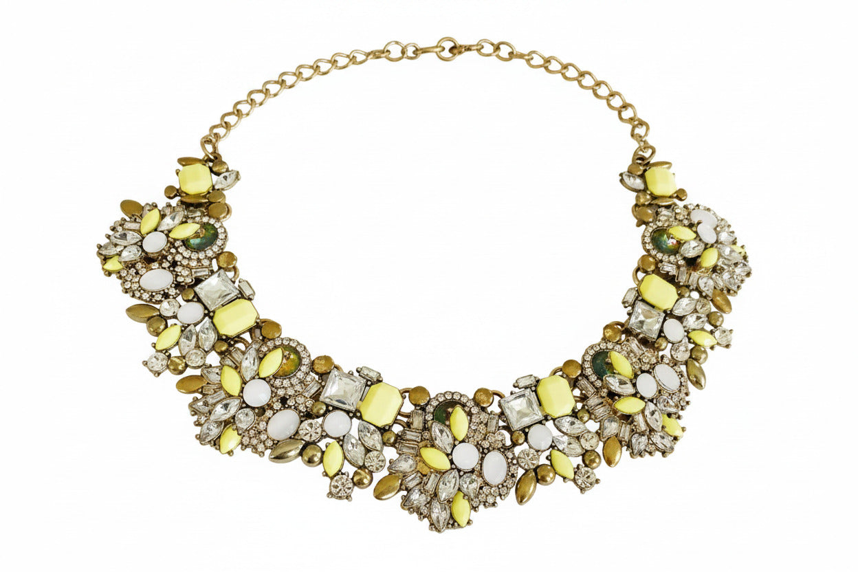 Crystal Big Bib Necklace - TTP