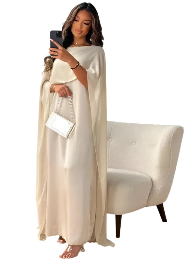 Elegant Satin AbayaIAbaya,Clothing,WomanITTP