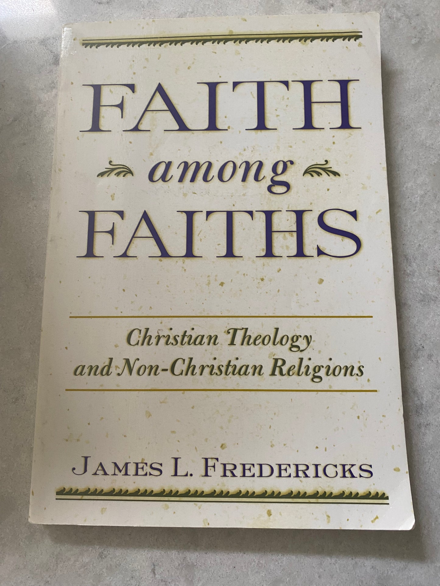 Faith Among Faiths: Christian Theology and Non-Christian Religions