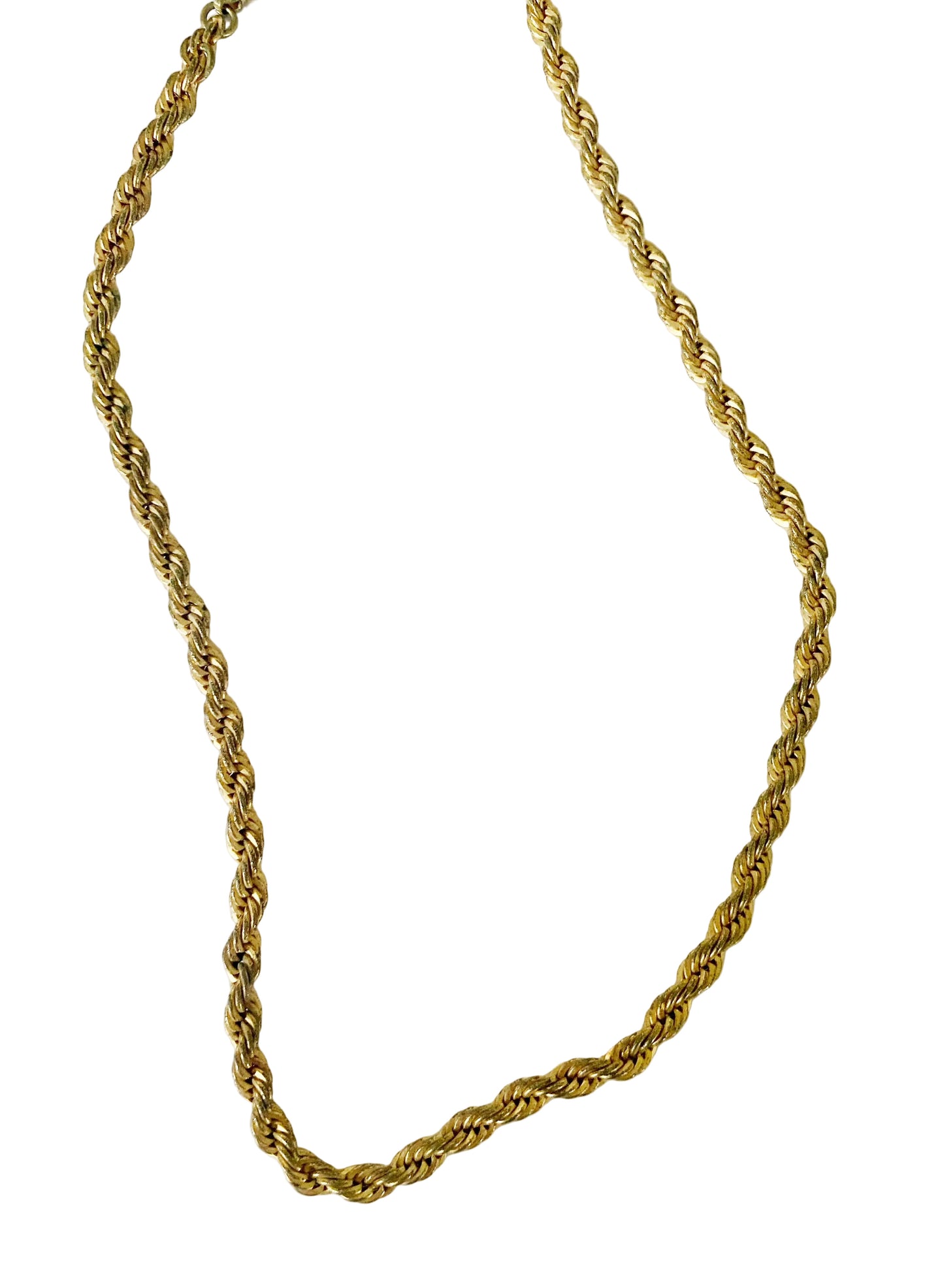Gold Twisted Rope Necklace - TTP