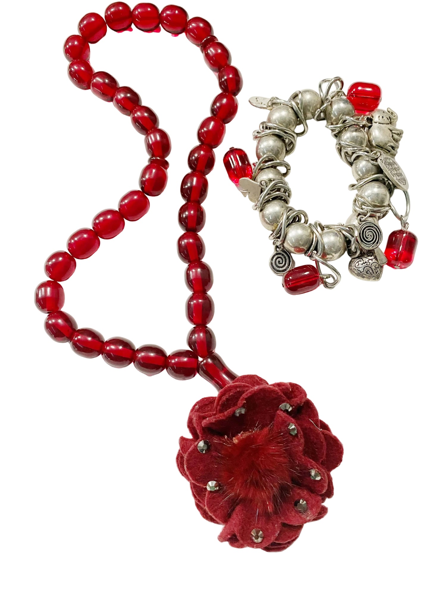 Flower Rouge Necklace & Bracelet
