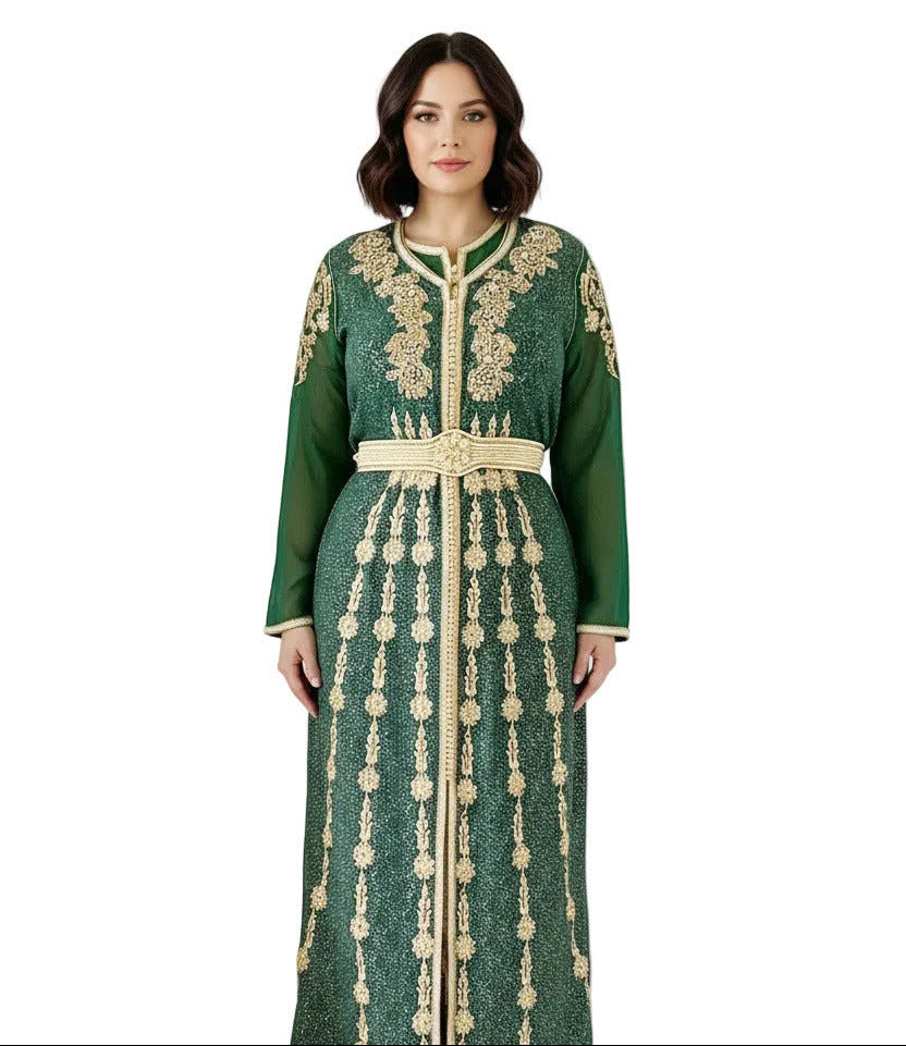 Moroccan Green Caftan - TTP