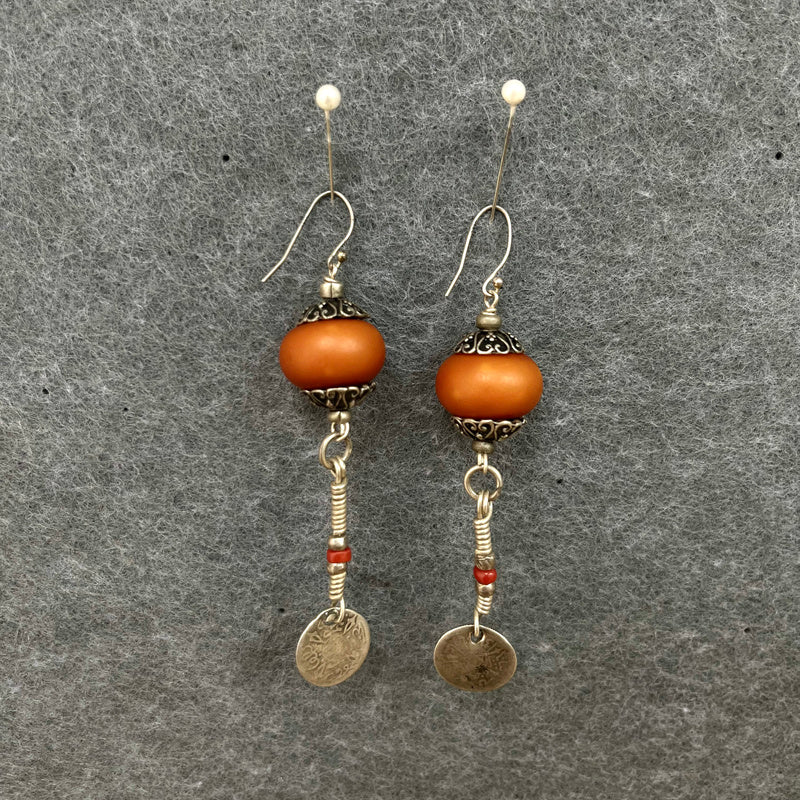 Moroccan Quba Tassel Coin Earrings - TTP