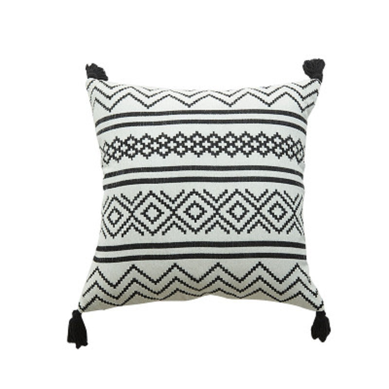 Nordic Morocco Chenille Geometric Throw Pillow - TTP