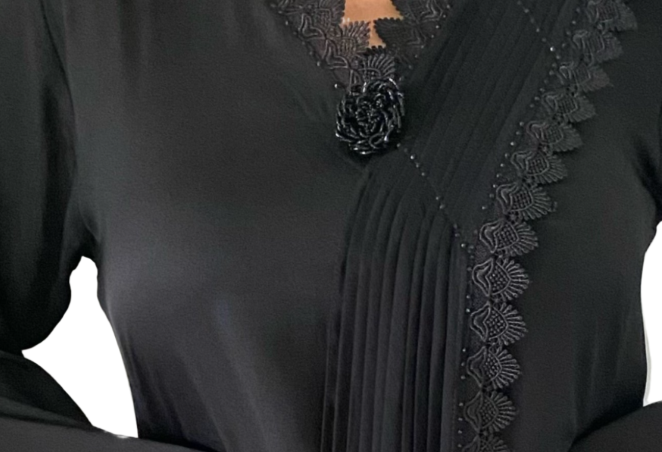 Qatari Black Abaya - TTP