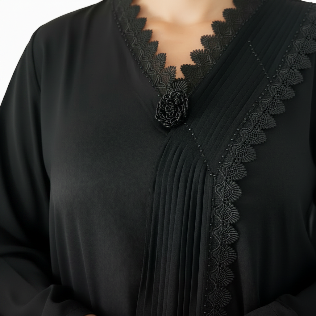 Qatari Black Abaya - TTP