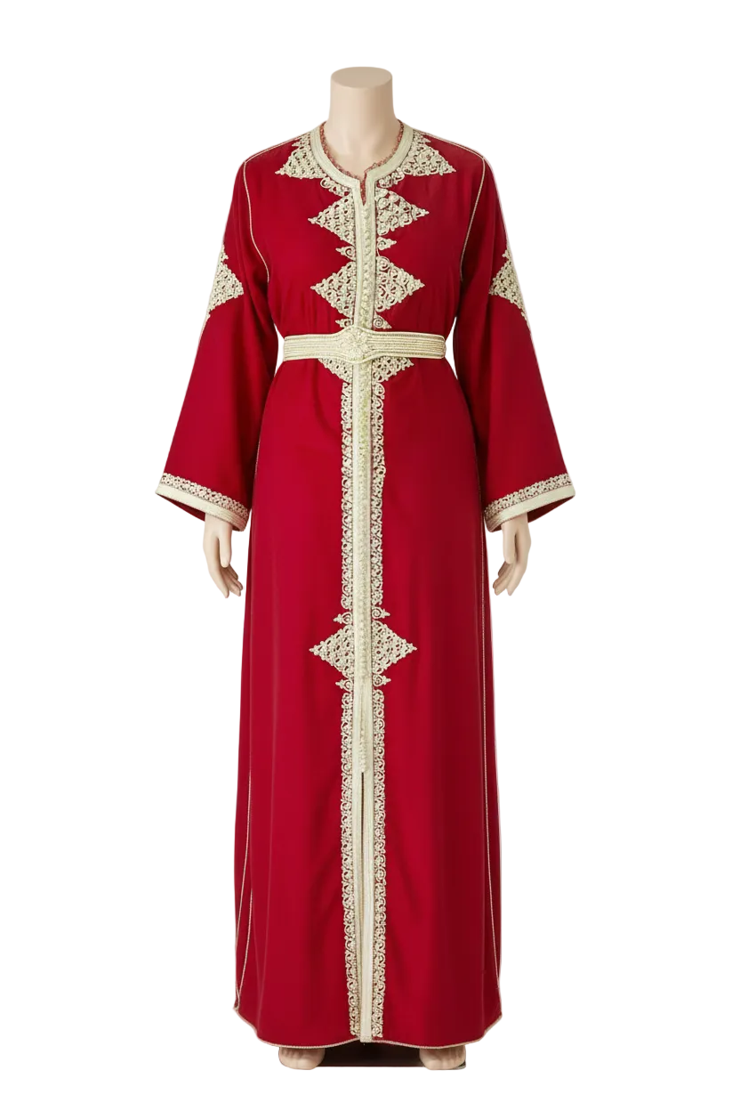 Red Velvet Caftan - TTP