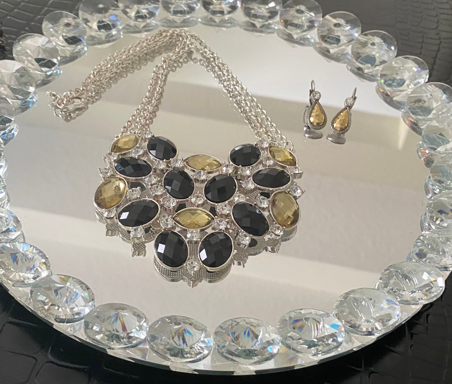 Rhinestone Statement Necklace - TTP