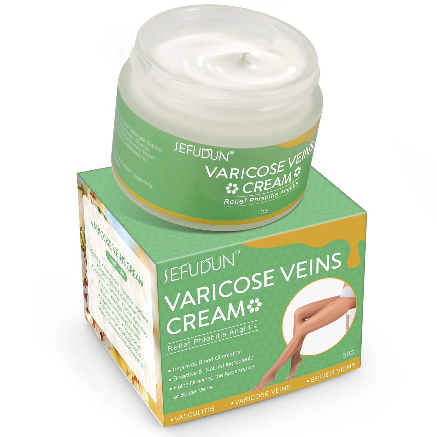 Safflower Ointment Varicose Cream - TTP