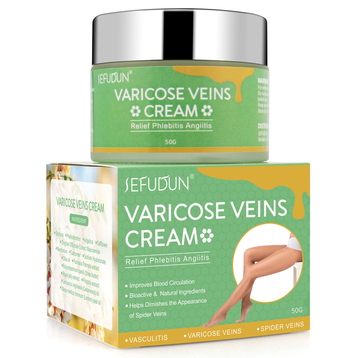 Safflower Ointment Varicose Cream - TTP