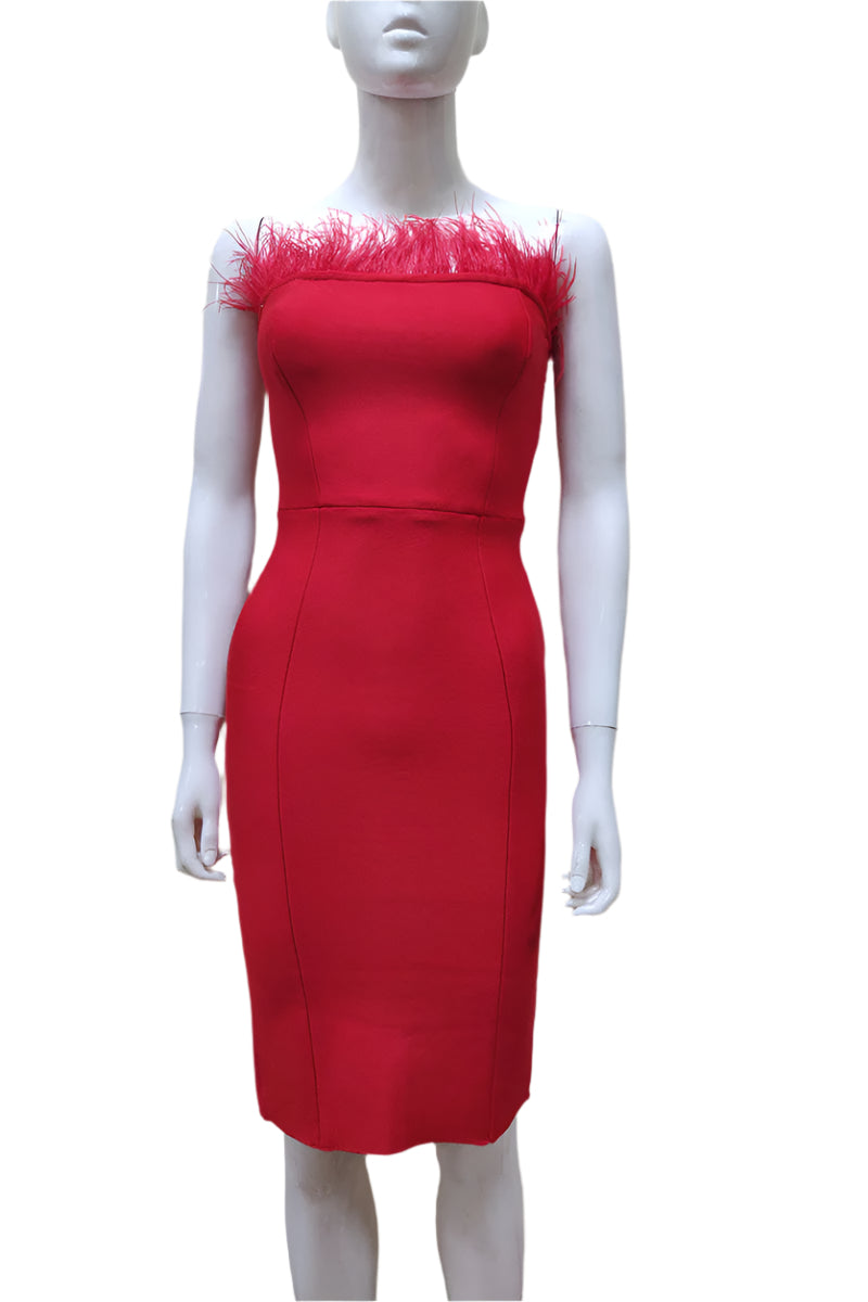 Tube Top Bandage Cocktail Dress - TTP