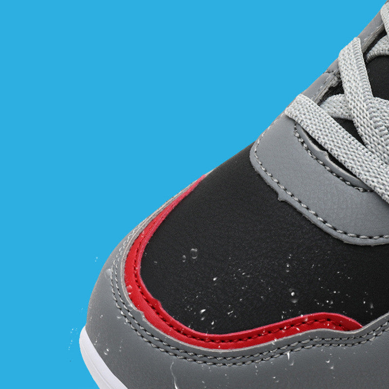 Leather Plus Velvet Sneakers