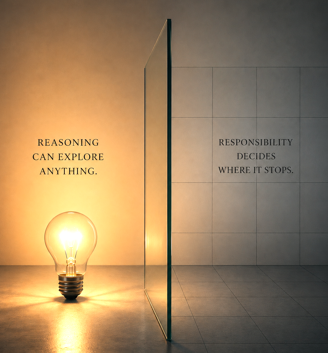 AI Can Reason, But Cannot BE Responsible