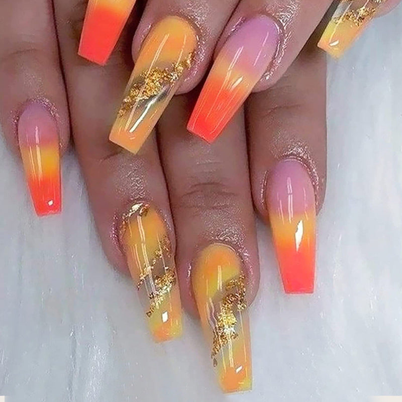 Rainbow Gradient Nail Stickers