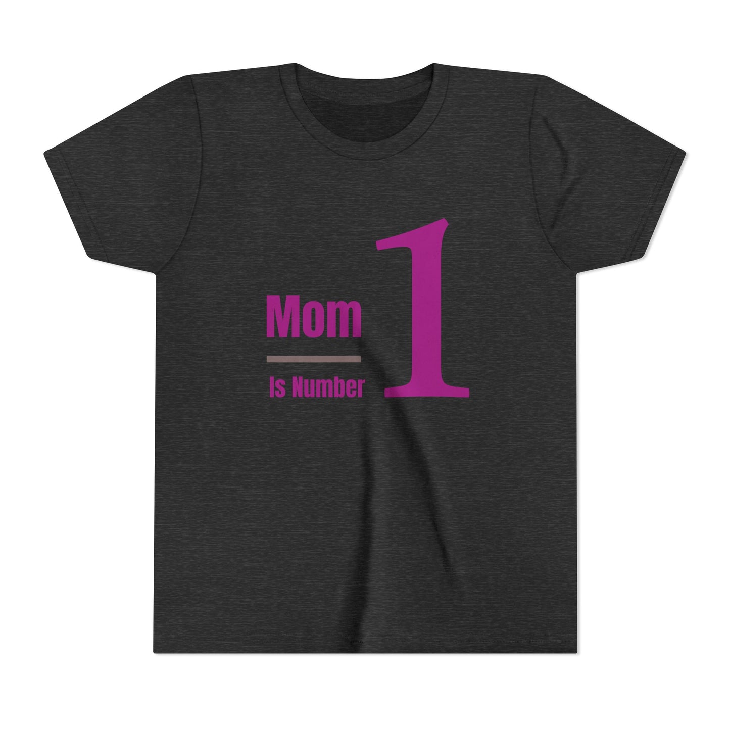 Mom Is #1 — Kids' Mother's Day Short Sleeve Tee