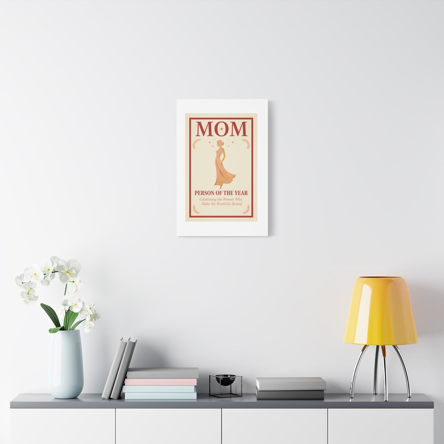 Mom: Person of the Year — Mother's Day Matte Canvas Wall Art
