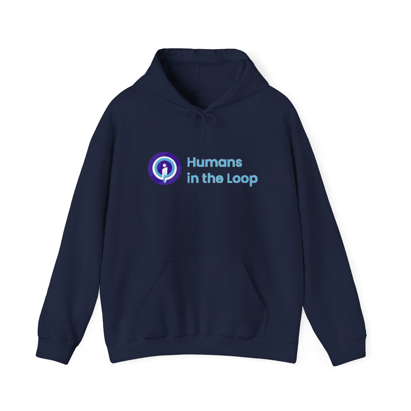 "Humans in the Loop" Heavy Blend Hoodie - Unisex