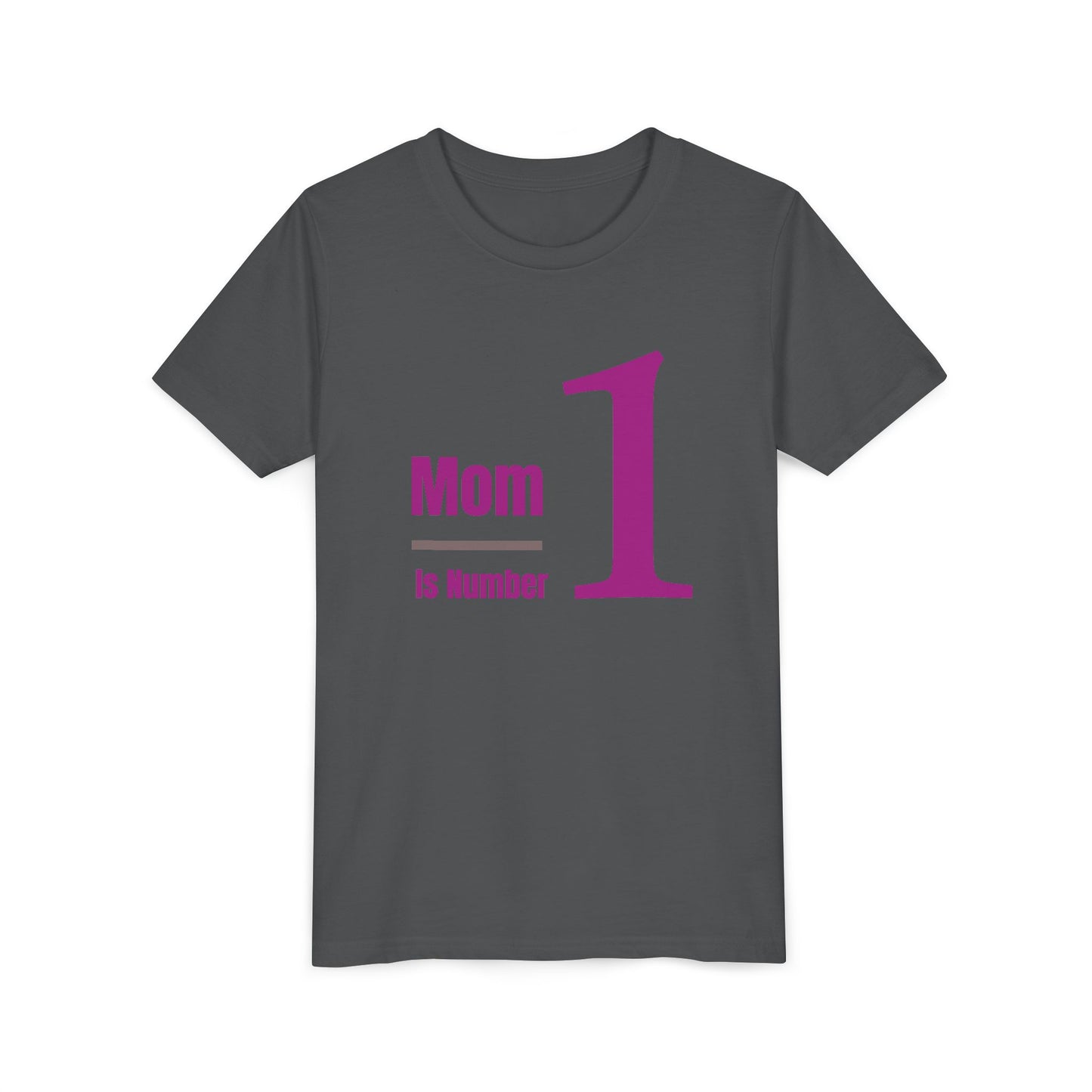 Mom Is #1 — Kids' Mother's Day Short Sleeve Tee