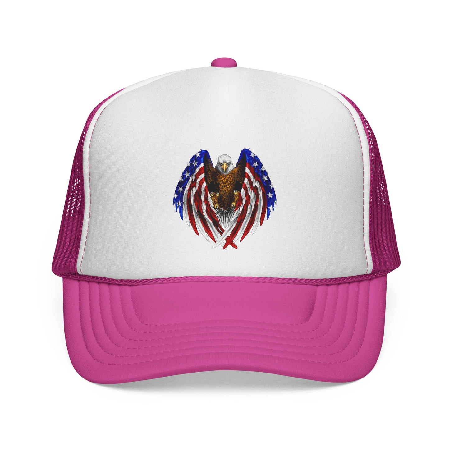 USA Flag Eagle Trucker Caps