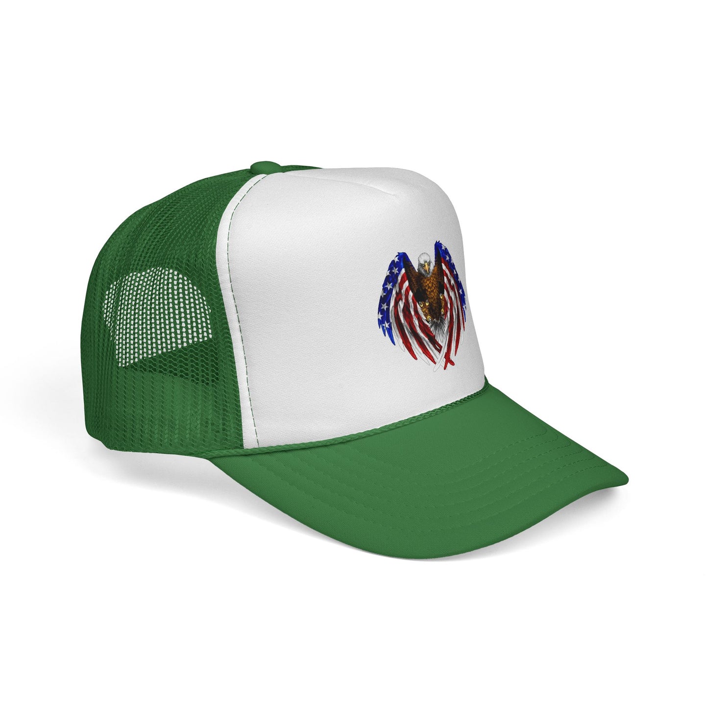 USA Flag Eagle Trucker Caps