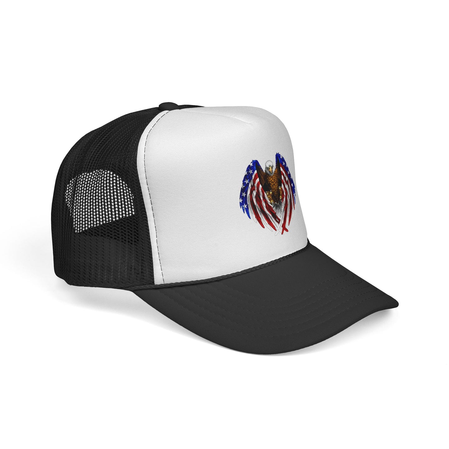 USA Flag Eagle Trucker Caps