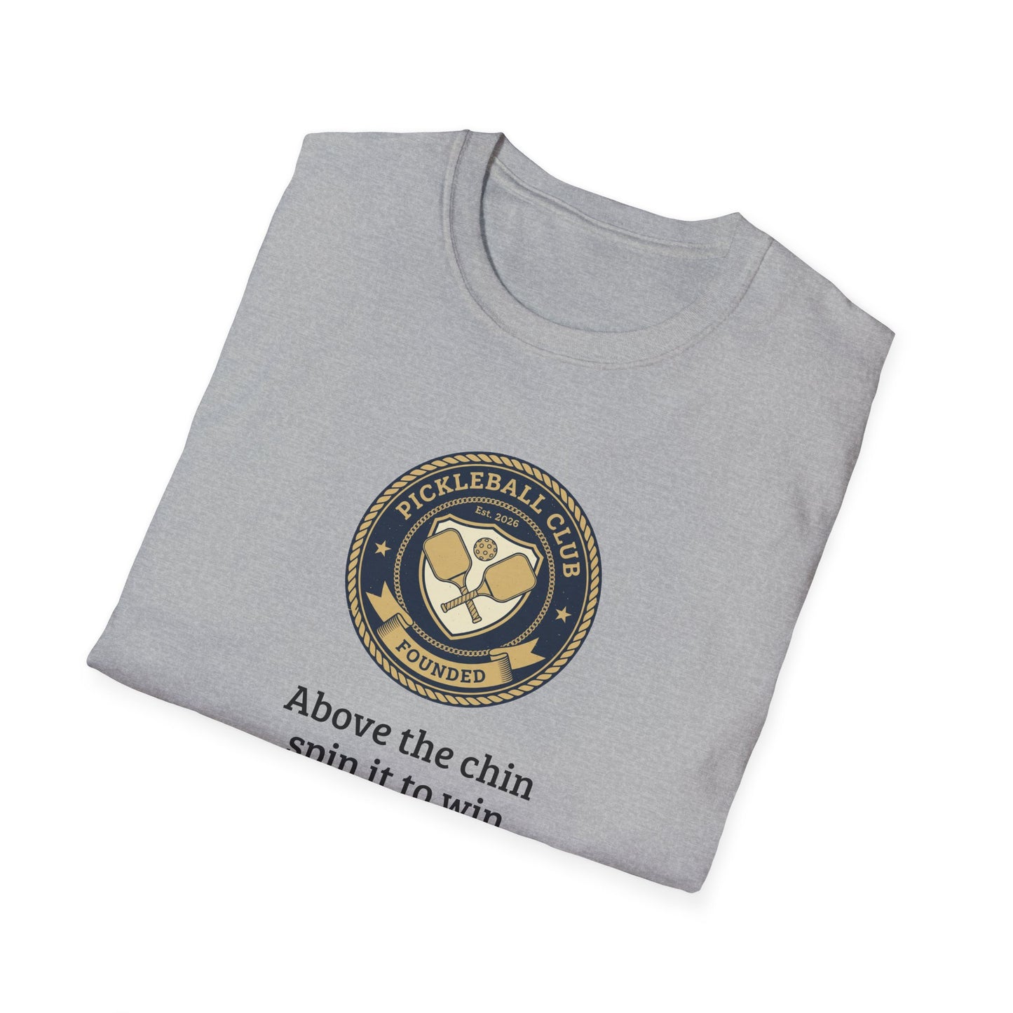 Pickleball Unisex Softstyle T-Shirt - 100% Cotton