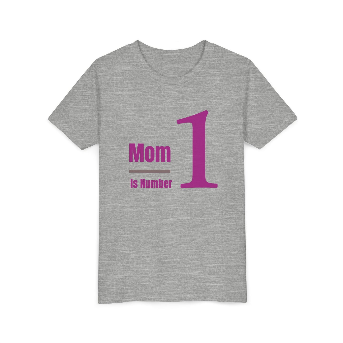 Mom Is #1 — Kids' Mother's Day Short Sleeve Tee
