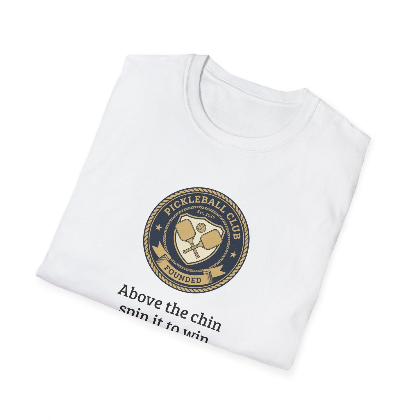 Pickleball Unisex Softstyle T-Shirt - 100% Cotton