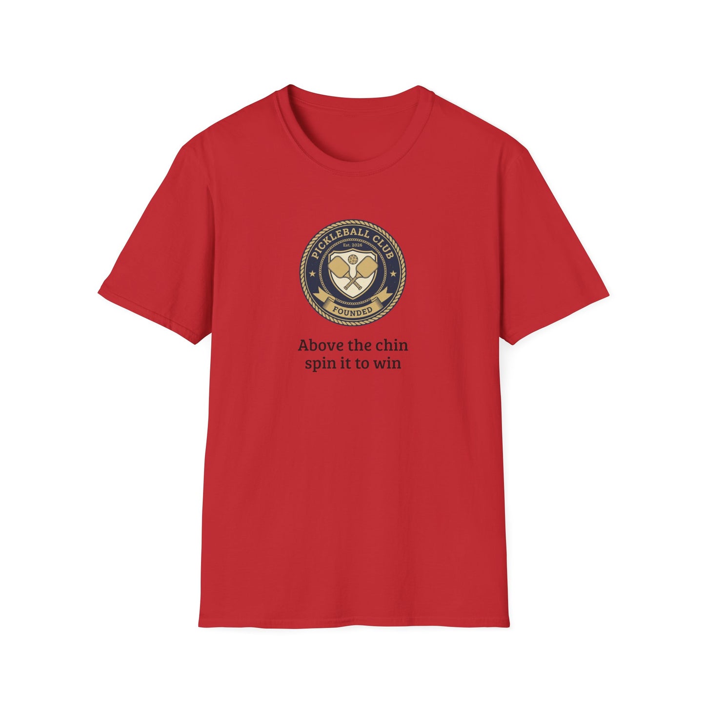Pickleball Unisex Softstyle T-Shirt - 100% Cotton