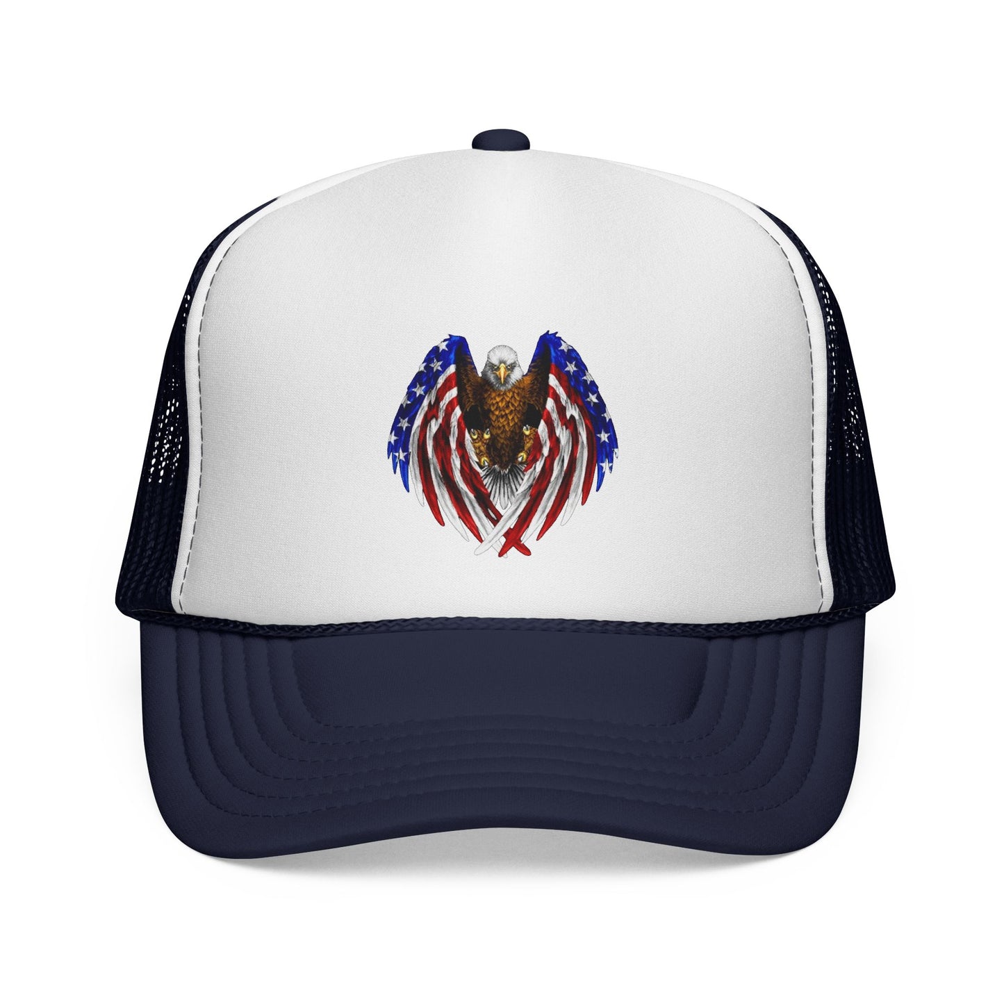 USA Flag Eagle Trucker Caps