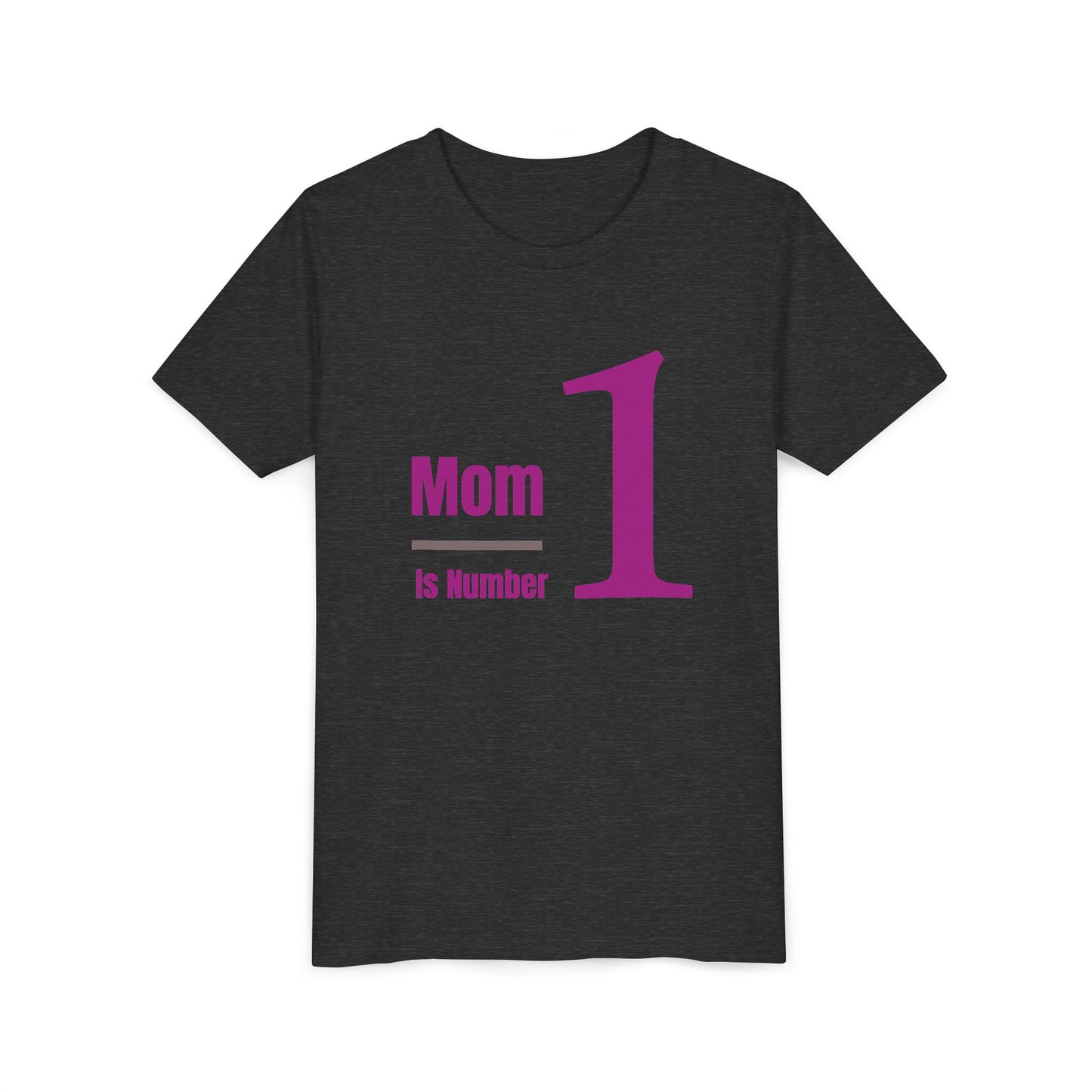 Mom Is #1 — Kids' Mother's Day Short Sleeve Tee