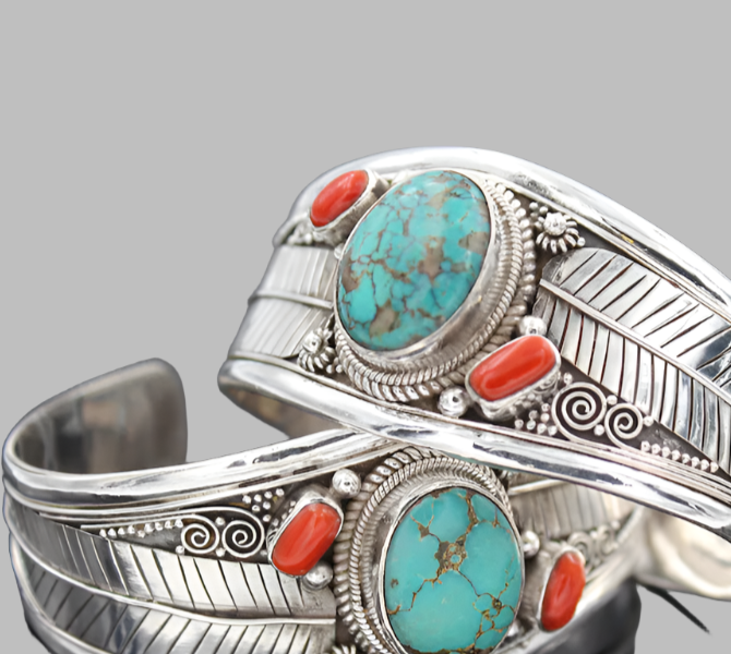 Turquoise Pattern Bracelet