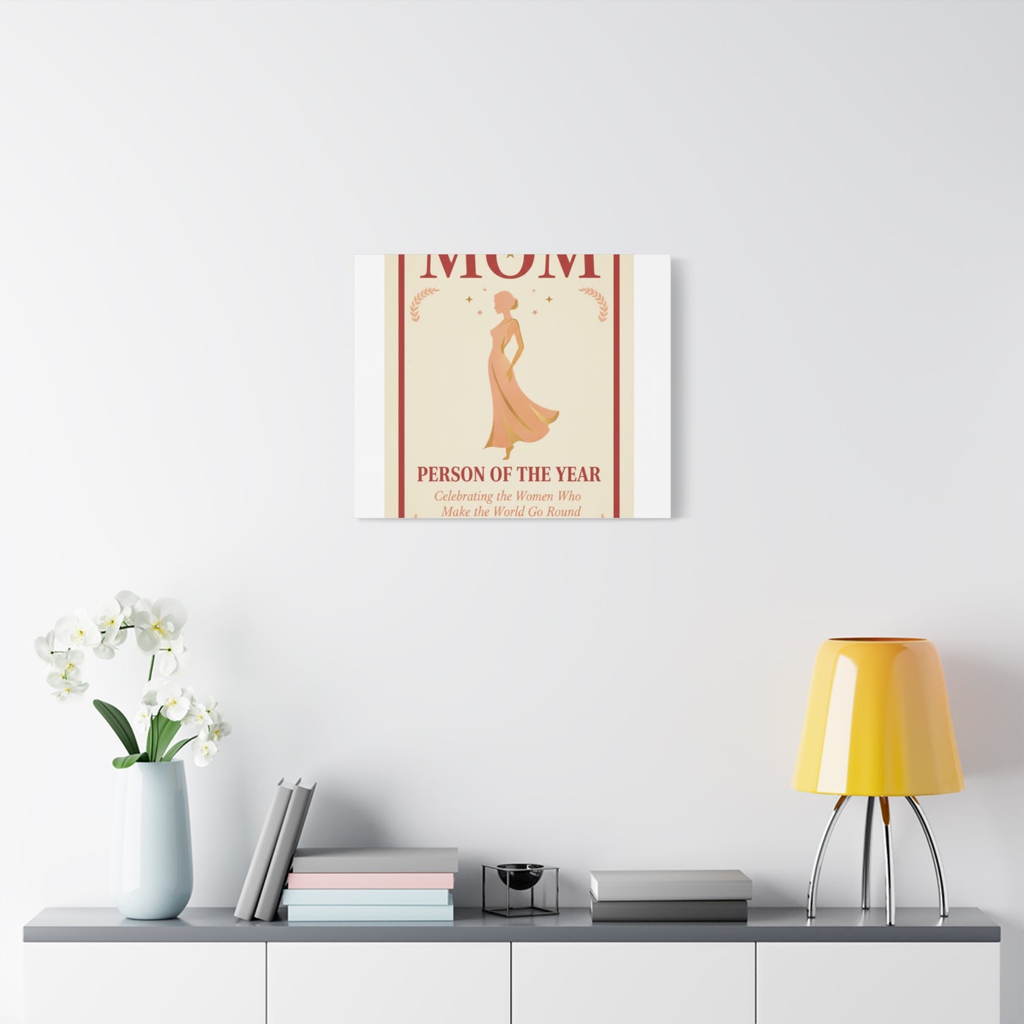 Mom: Person of the Year — Mother's Day Matte Canvas Wall Art