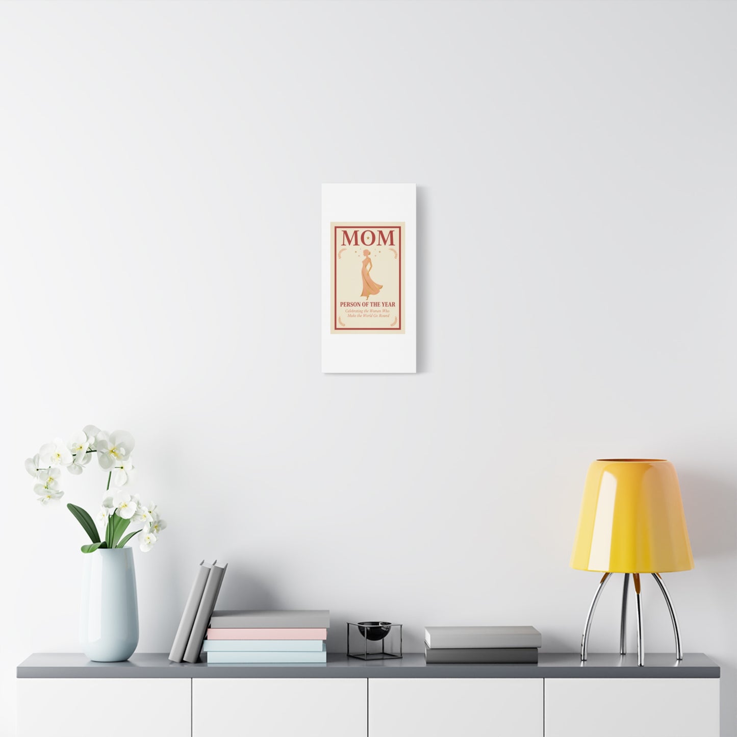 Mom: Person of the Year — Mother's Day Matte Canvas Wall Art