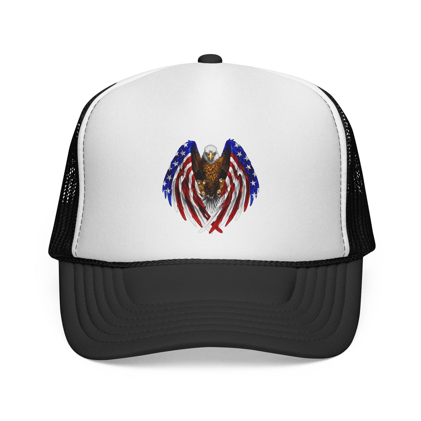 USA Flag Eagle Trucker Caps