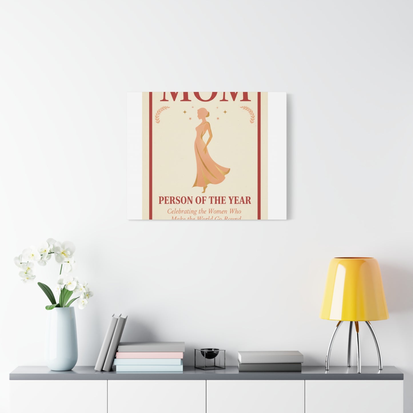 Mom: Person of the Year — Mother's Day Matte Canvas Wall Art