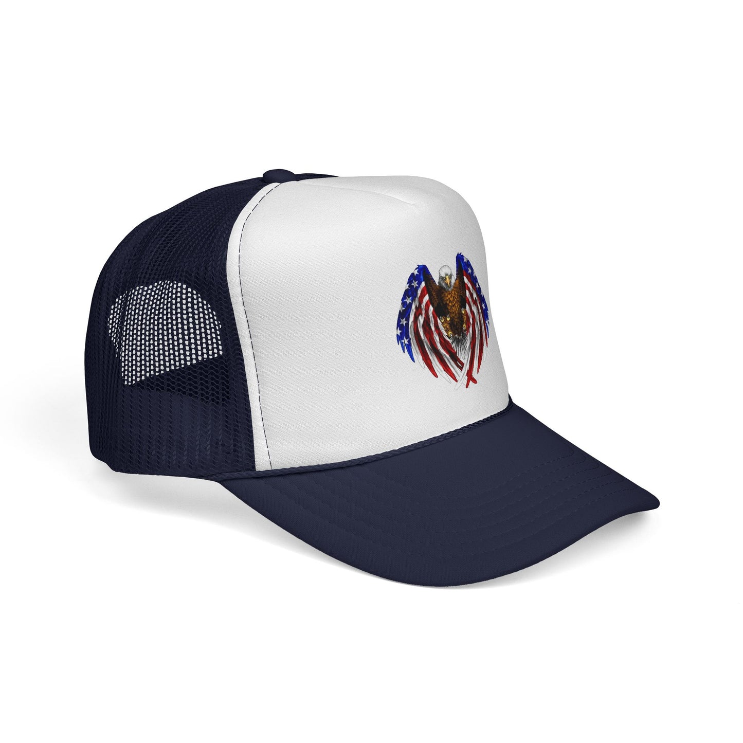 USA Flag Eagle Trucker Caps