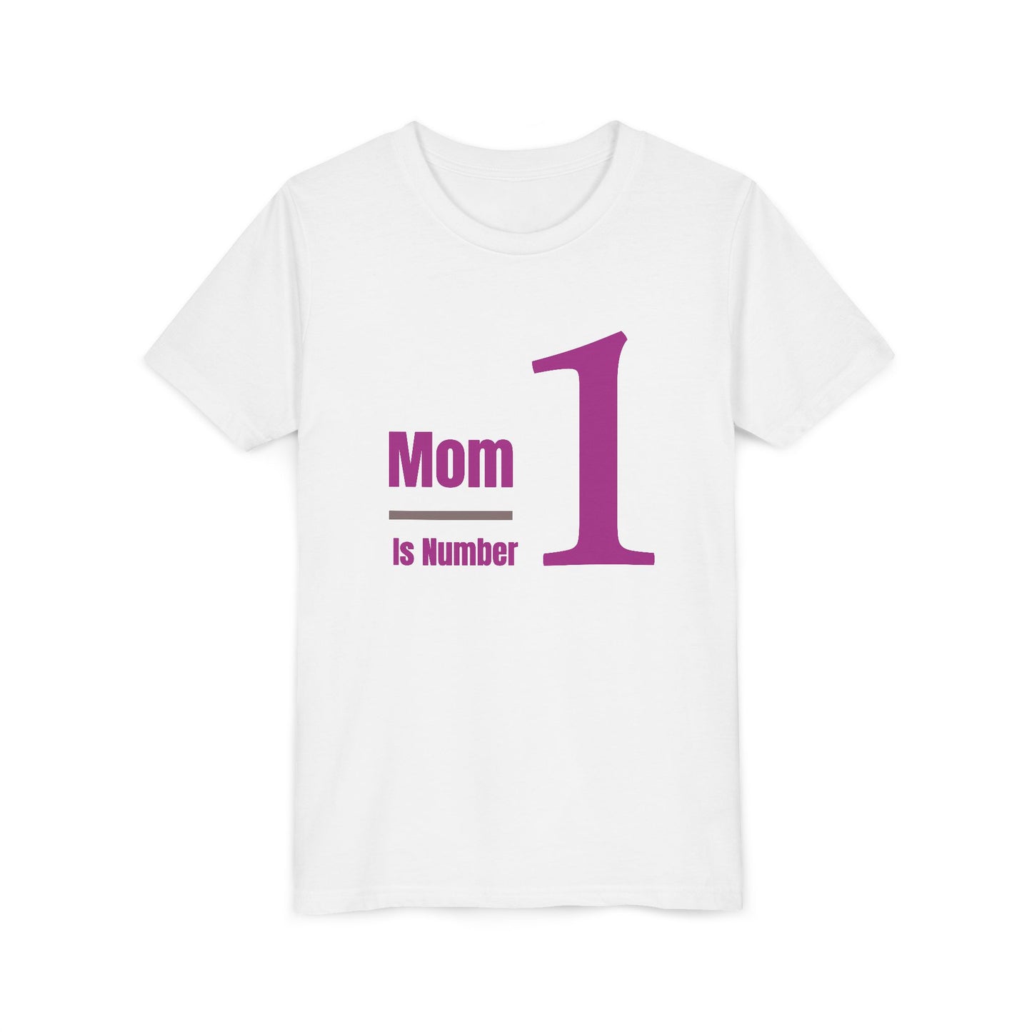 Mom Is #1 — Kids' Mother's Day Short Sleeve Tee