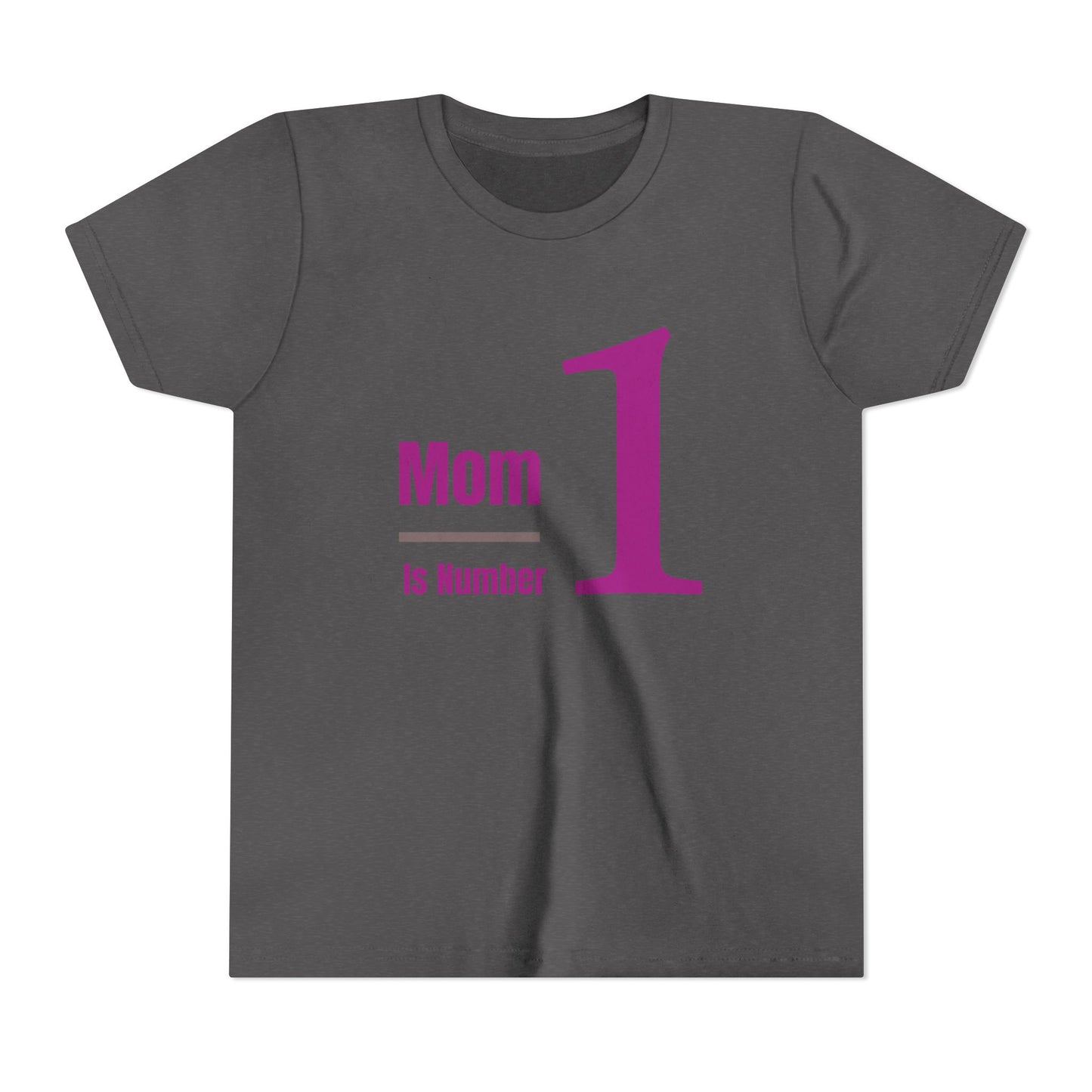Mom Is #1 — Kids' Mother's Day Short Sleeve Tee
